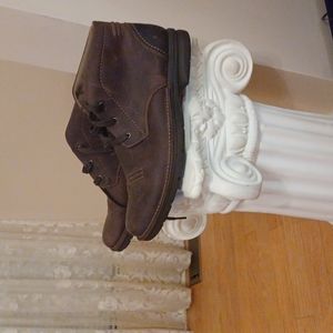 Clark's leather shoes, Men's; Size 12, Brown